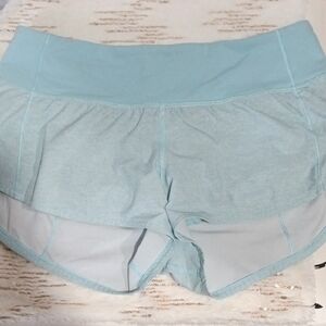 Lululemon Speed Up Short 2.5" Light Blue
